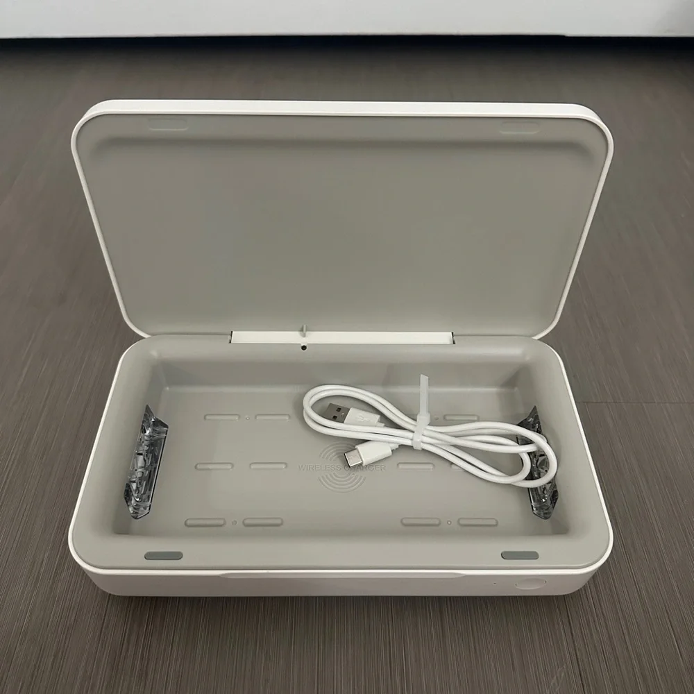 Samsung White UV Sanitizer with Wireless Charging